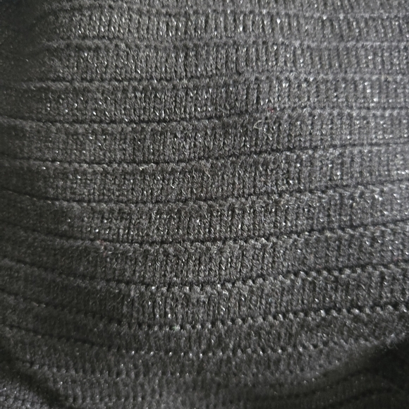 New Torn By Ronny Kobo Madi Crochet Open-Back Black Metallic Maxi Dress - Picture 6 of 7